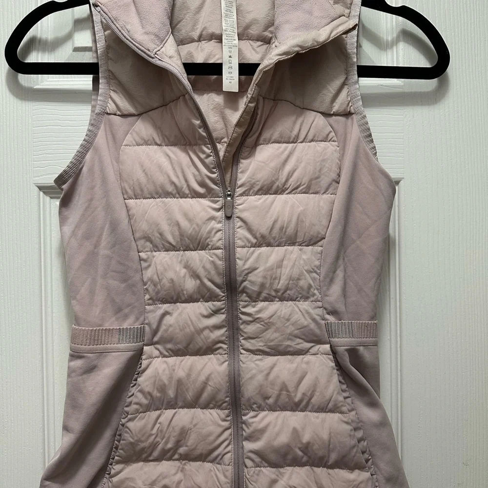 Lululemon light pink Down‎ Vest